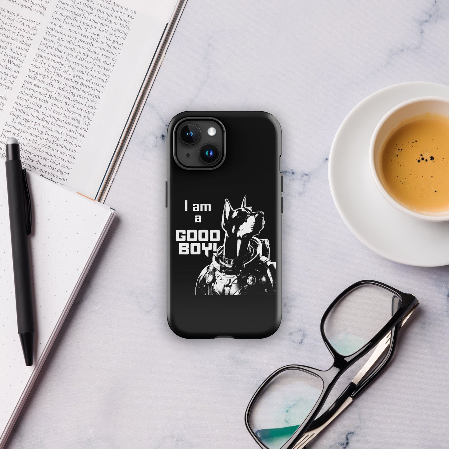 I Am a Good Boy Tough Case (Dark) for iPhone® - Protect Your Phone in Style! - Spectral Ink Shop - Mobile Phone Cases -5505253_17714