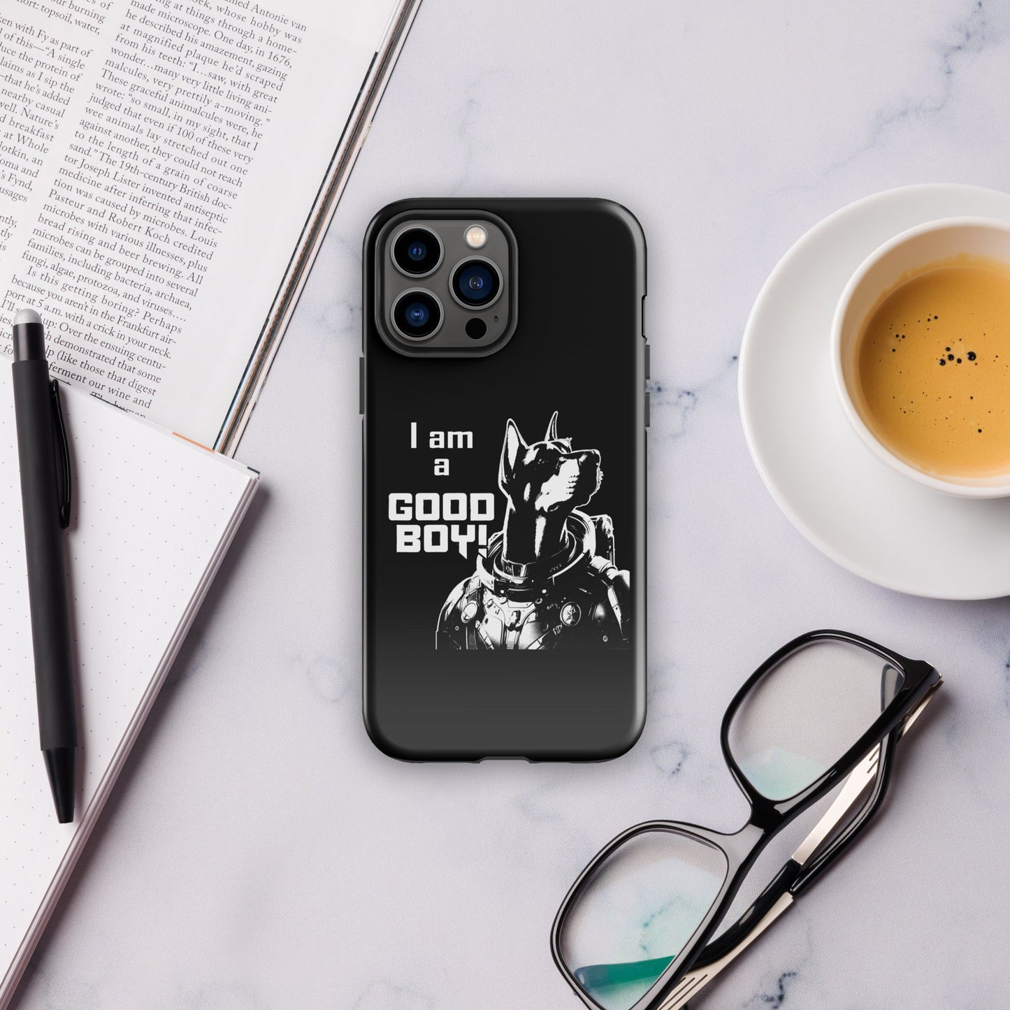 I Am a Good Boy Tough Case (Dark) for iPhone® - Protect Your Phone in Style! - Spectral Ink Shop - Mobile Phone Cases -5505253_15391