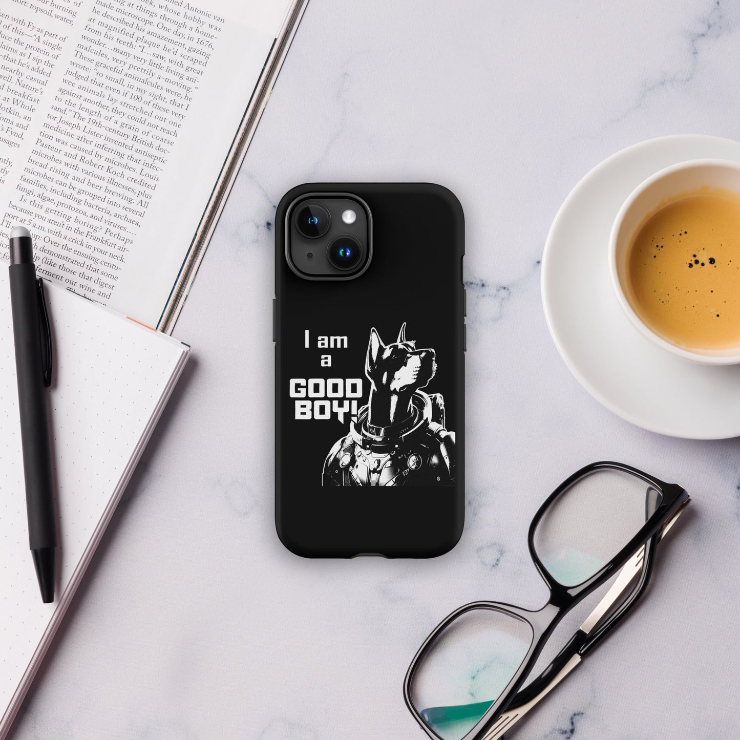 I Am a Good Boy Tough Case (Dark) for iPhone® - Protect Your Phone in Style! - Spectral Ink Shop - Mobile Phone Cases -5505253_17715