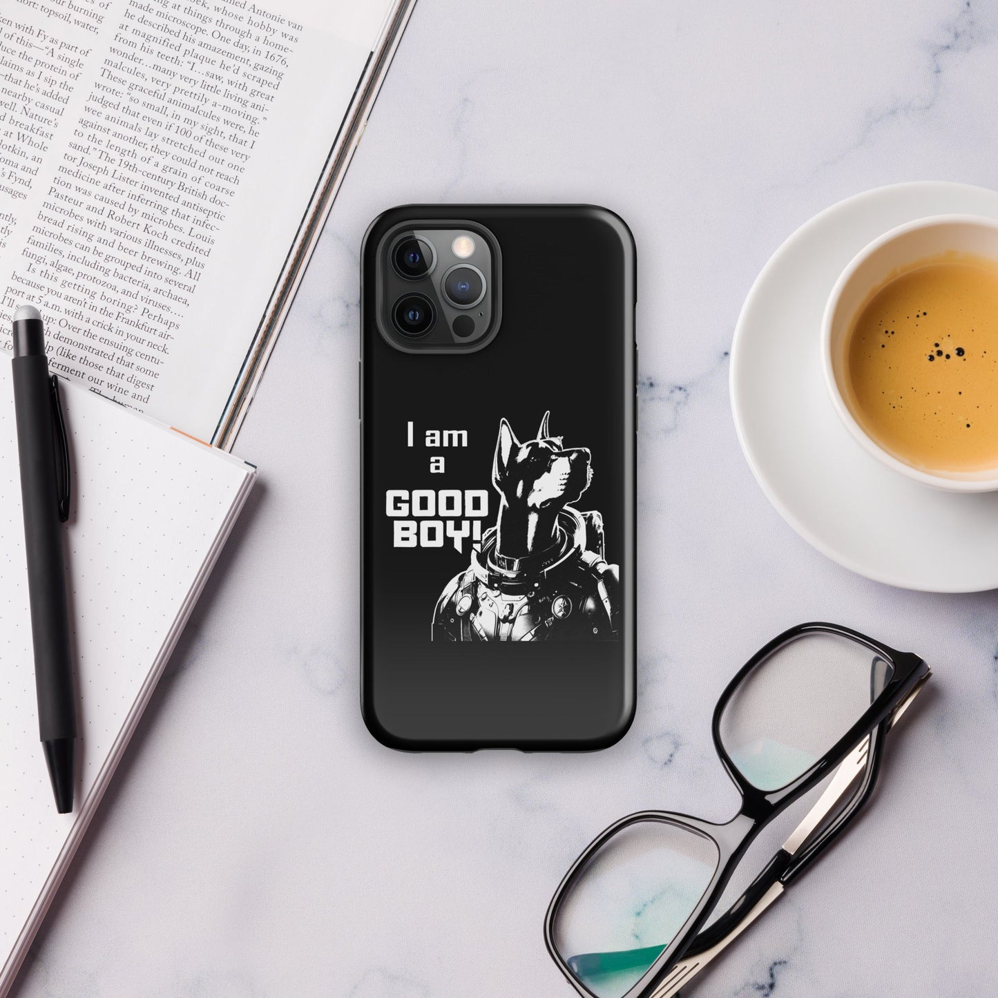 I Am a Good Boy Tough Case (Dark) for iPhone® - Protect Your Phone in Style! - Spectral Ink Shop - Mobile Phone Cases -5505253_15387