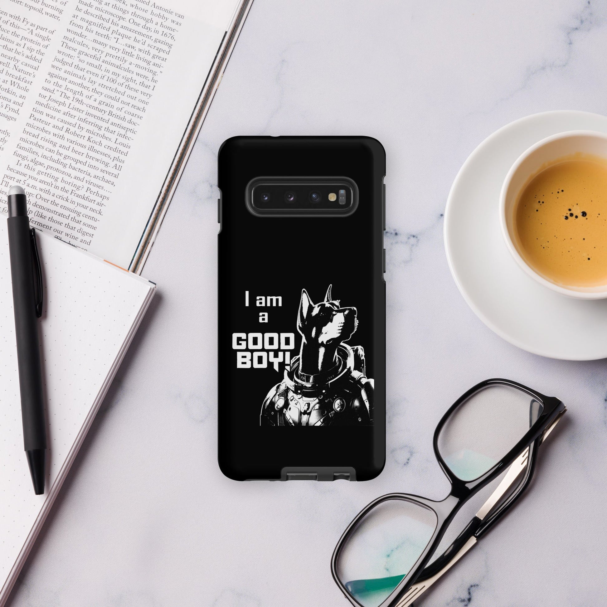 I Am a Good Boy Tough Case (Dark) for Samsung® - Protect Your Phone with General Major! - Spectral Ink Shop - Mobile Phone Cases -3003945_16972
