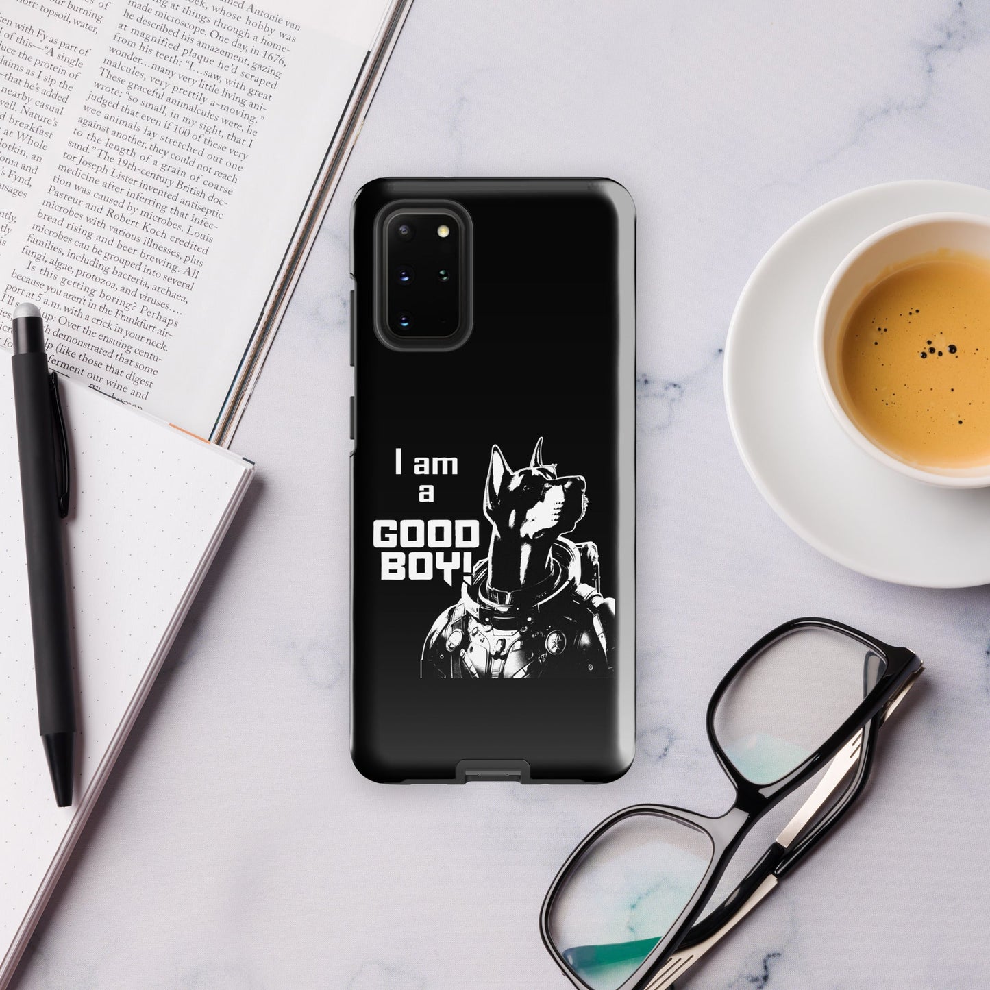 I Am a Good Boy Tough Case (Dark) for Samsung® - Protect Your Phone with General Major! - Spectral Ink Shop - Mobile Phone Cases -3003945_16977