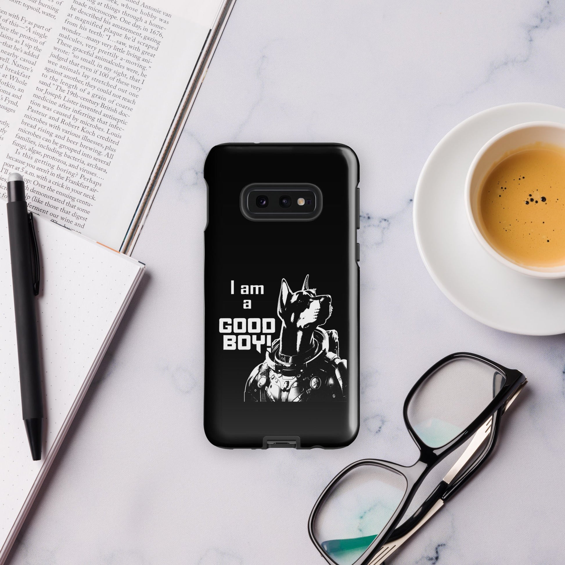 I Am a Good Boy Tough Case (Dark) for Samsung® - Protect Your Phone with General Major! - Spectral Ink Shop - Mobile Phone Cases -3003945_16973