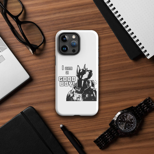 I Am a Good Boy Tough Case (Light) for iPhone® - Protect Your Phone in Style! - Spectral Ink Shop - Mobile Phone Cases -5296301_17720