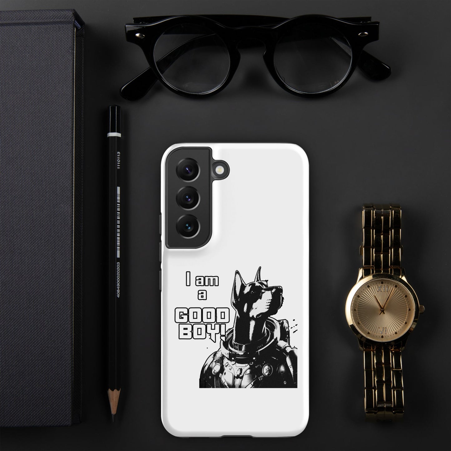 I Am a Good Boy Tough Case (Light) for Samsung® - Protect Your Phone with General Major! - Spectral Ink Shop - Mobile Phone Cases -3111370_16996