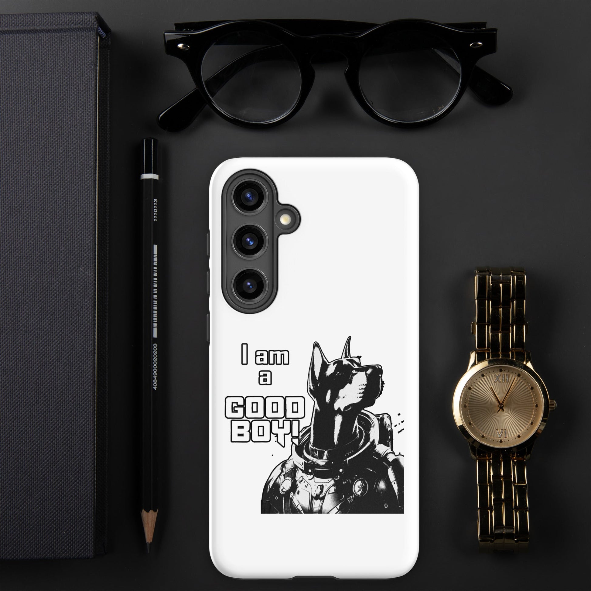 I Am a Good Boy Tough Case (Light) for Samsung® - Protect Your Phone with General Major! - Spectral Ink Shop - Mobile Phone Cases -3111370_18744