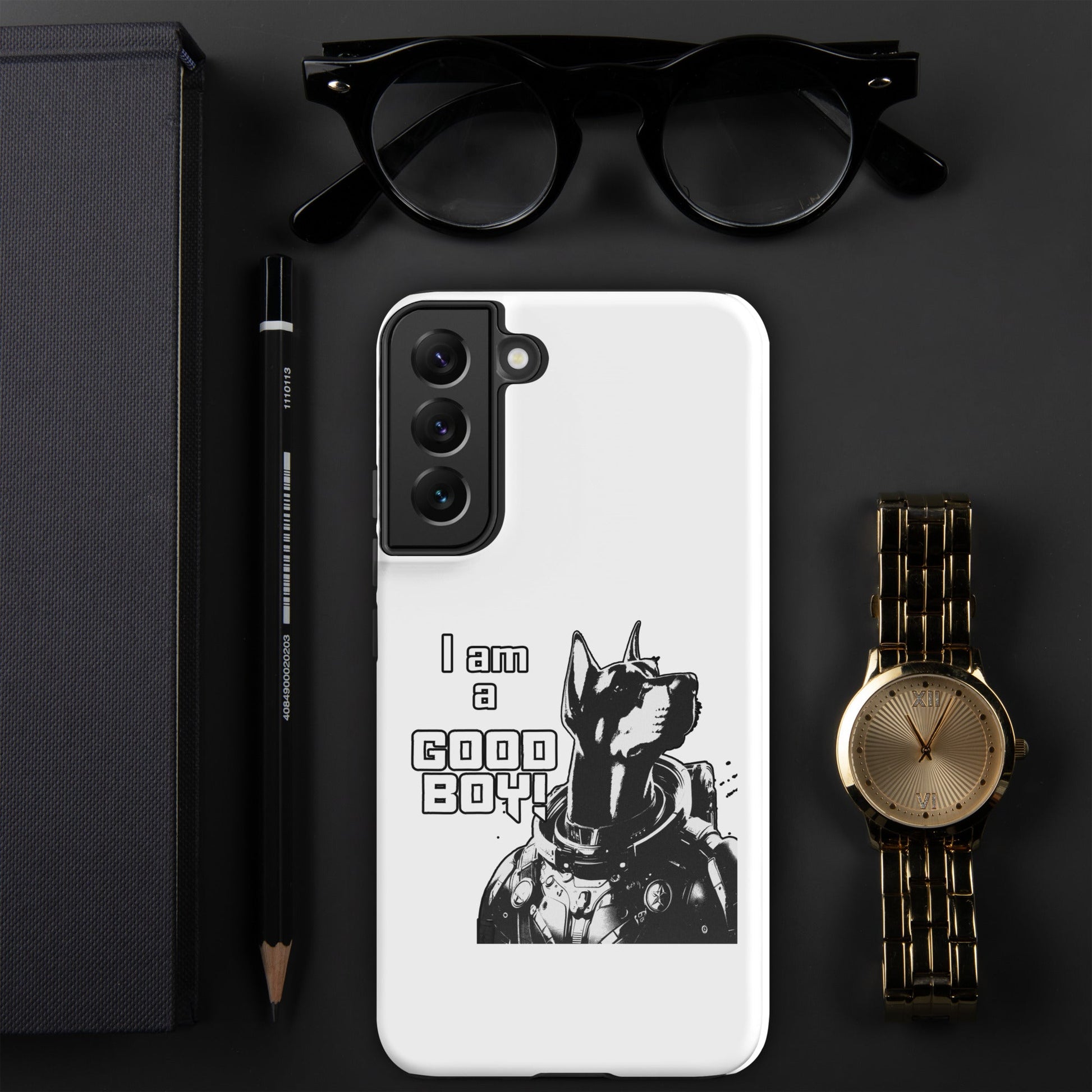 I Am a Good Boy Tough Case (Light) for Samsung® - Protect Your Phone with General Major! - Spectral Ink Shop - Mobile Phone Cases -3111370_16991
