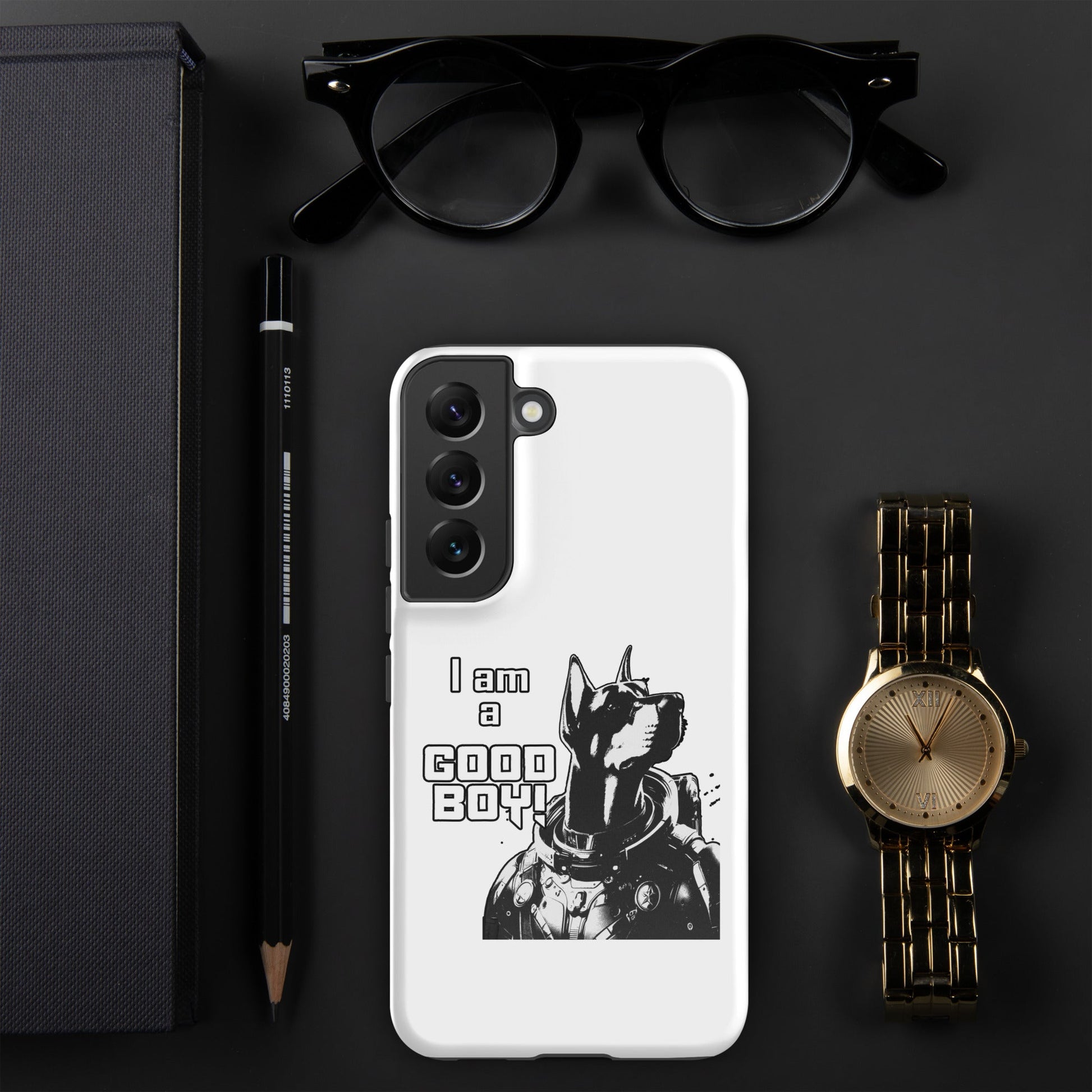 I Am a Good Boy Tough Case (Light) for Samsung® - Protect Your Phone with General Major! - Spectral Ink Shop - Mobile Phone Cases -3111370_16995