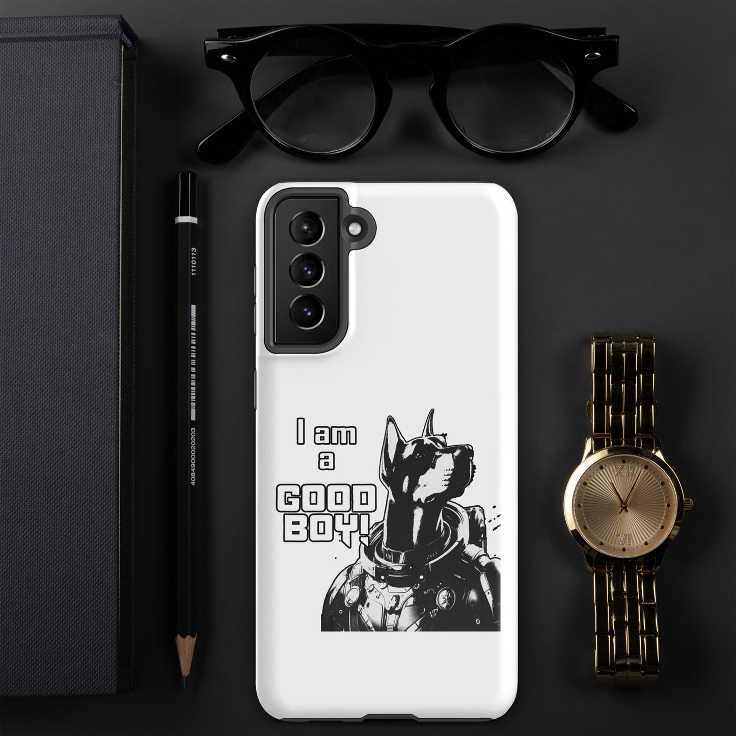 I Am a Good Boy Tough Case (Light) for Samsung® - Protect Your Phone with General Major! - Spectral Ink Shop - Mobile Phone Cases -3111370_16985