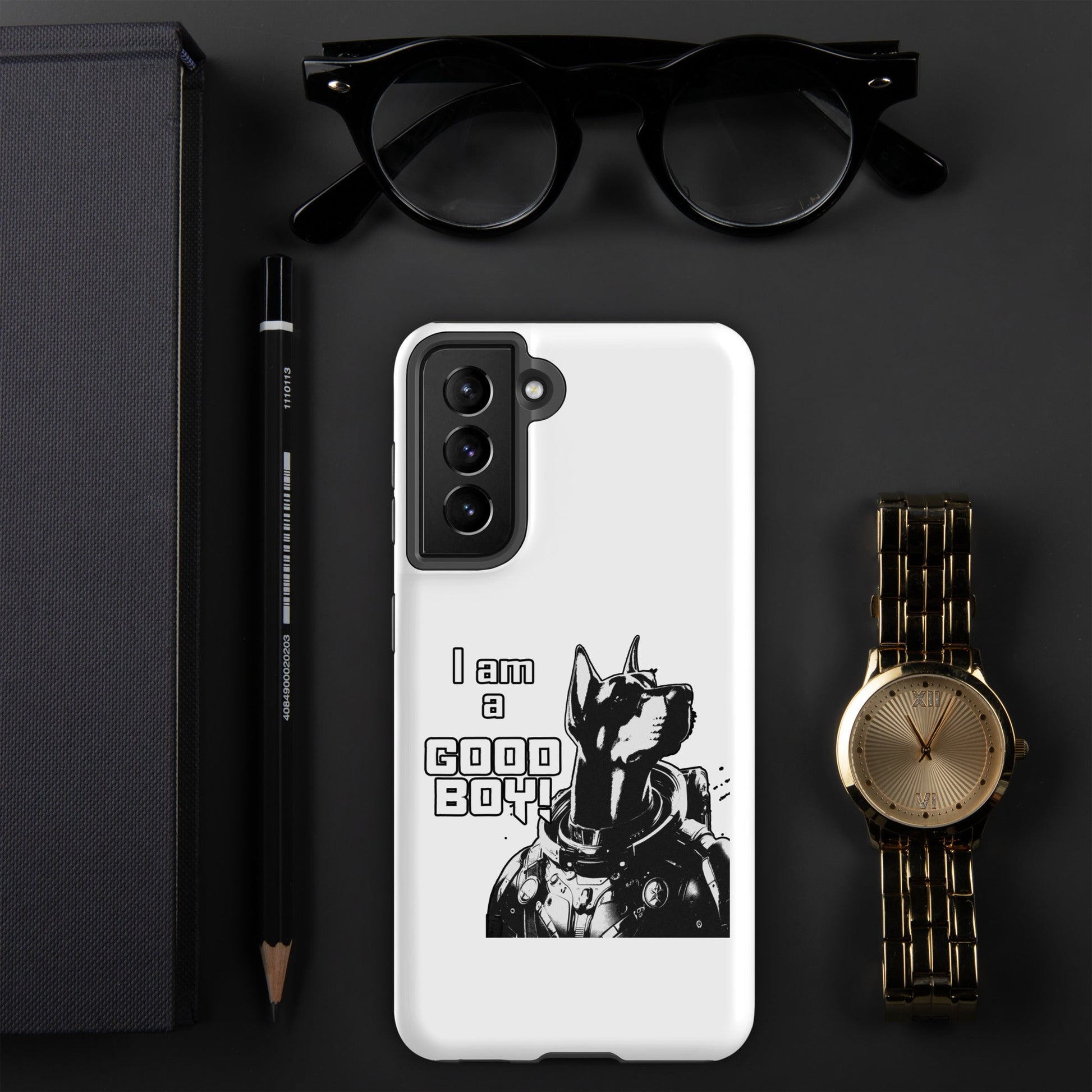 I Am a Good Boy Tough Case (Light) for Samsung® - Protect Your Phone with General Major! - Spectral Ink Shop - Mobile Phone Cases -3111370_16990