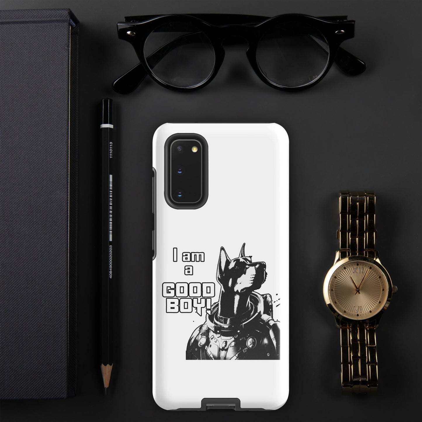 I Am a Good Boy Tough Case (Light) for Samsung® - Protect Your Phone with General Major! - Spectral Ink Shop - Mobile Phone Cases -3111370_16981