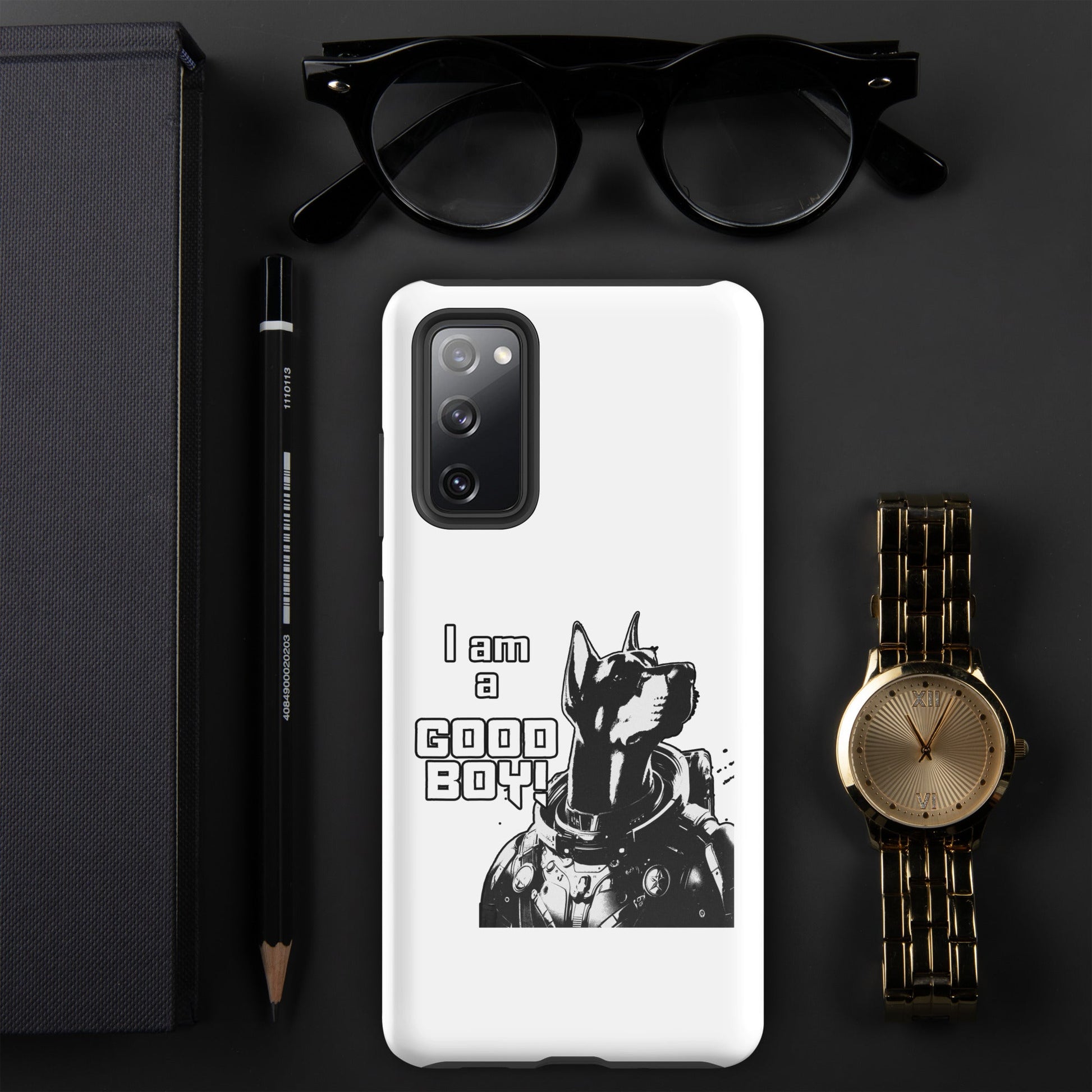 I Am a Good Boy Tough Case (Light) for Samsung® - Protect Your Phone with General Major! - Spectral Ink Shop - Mobile Phone Cases -3111370_16975