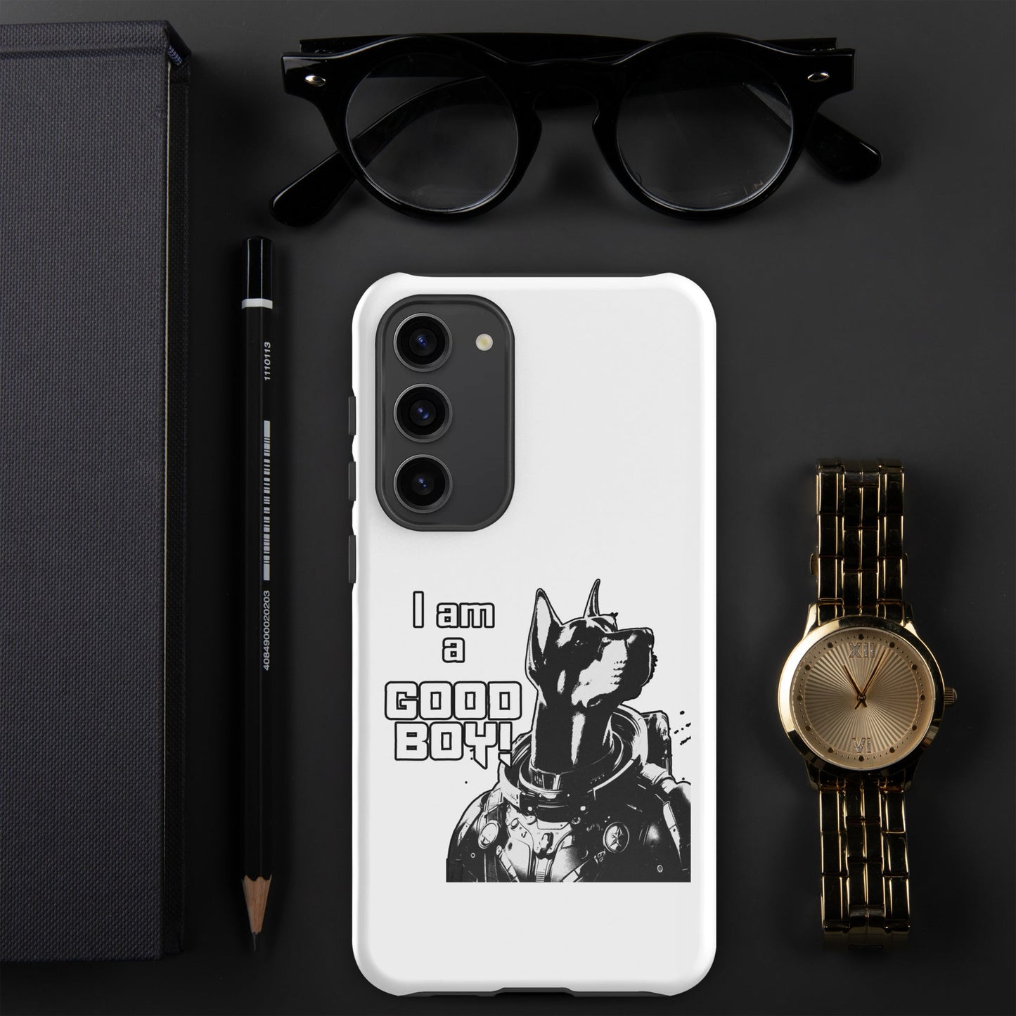 I Am a Good Boy Tough Case (Light) for Samsung® - Protect Your Phone with General Major! - Spectral Ink Shop - Mobile Phone Cases -3111370_16997