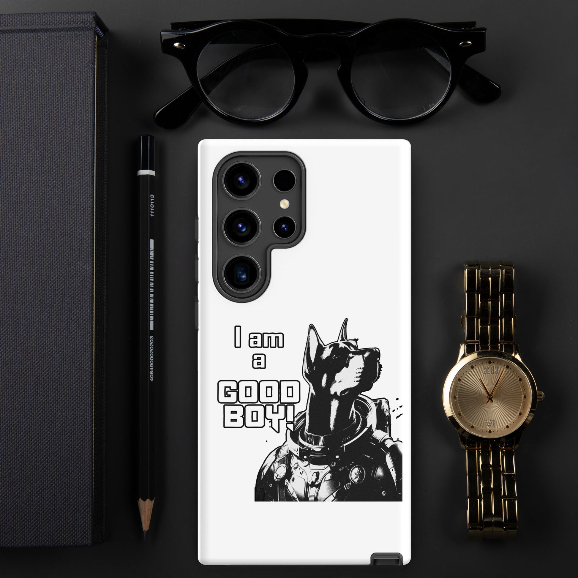 I Am a Good Boy Tough Case (Light) for Samsung® - Protect Your Phone with General Major! - Spectral Ink Shop - Mobile Phone Cases -3111370_18748