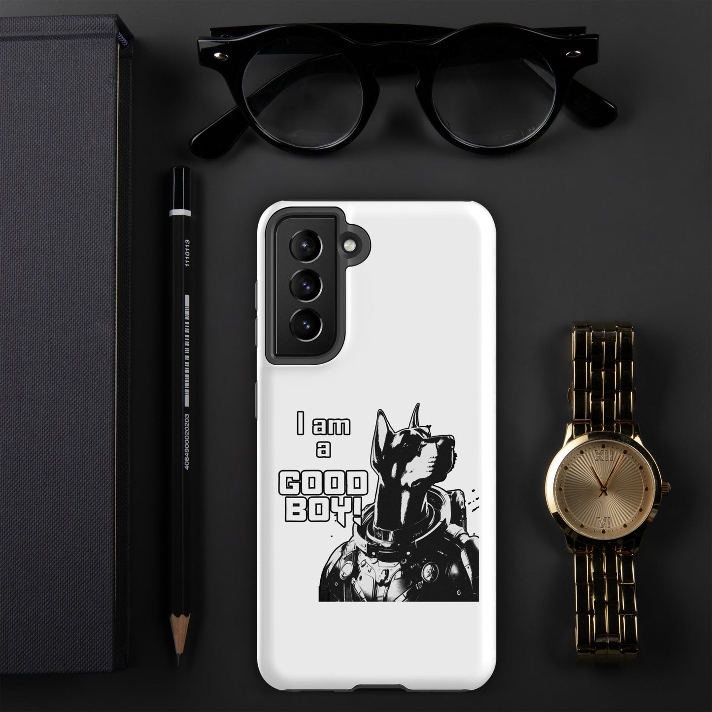 I Am a Good Boy Tough Case (Light) for Samsung® - Protect Your Phone with General Major! - Spectral Ink Shop - Mobile Phone Cases -3111370_16984