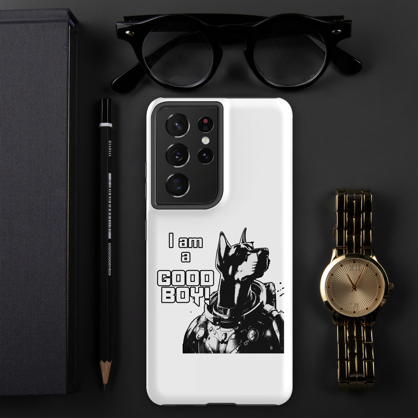 I Am a Good Boy Tough Case (Light) for Samsung® - Protect Your Phone with General Major! - Spectral Ink Shop - Mobile Phone Cases -3111370_16988