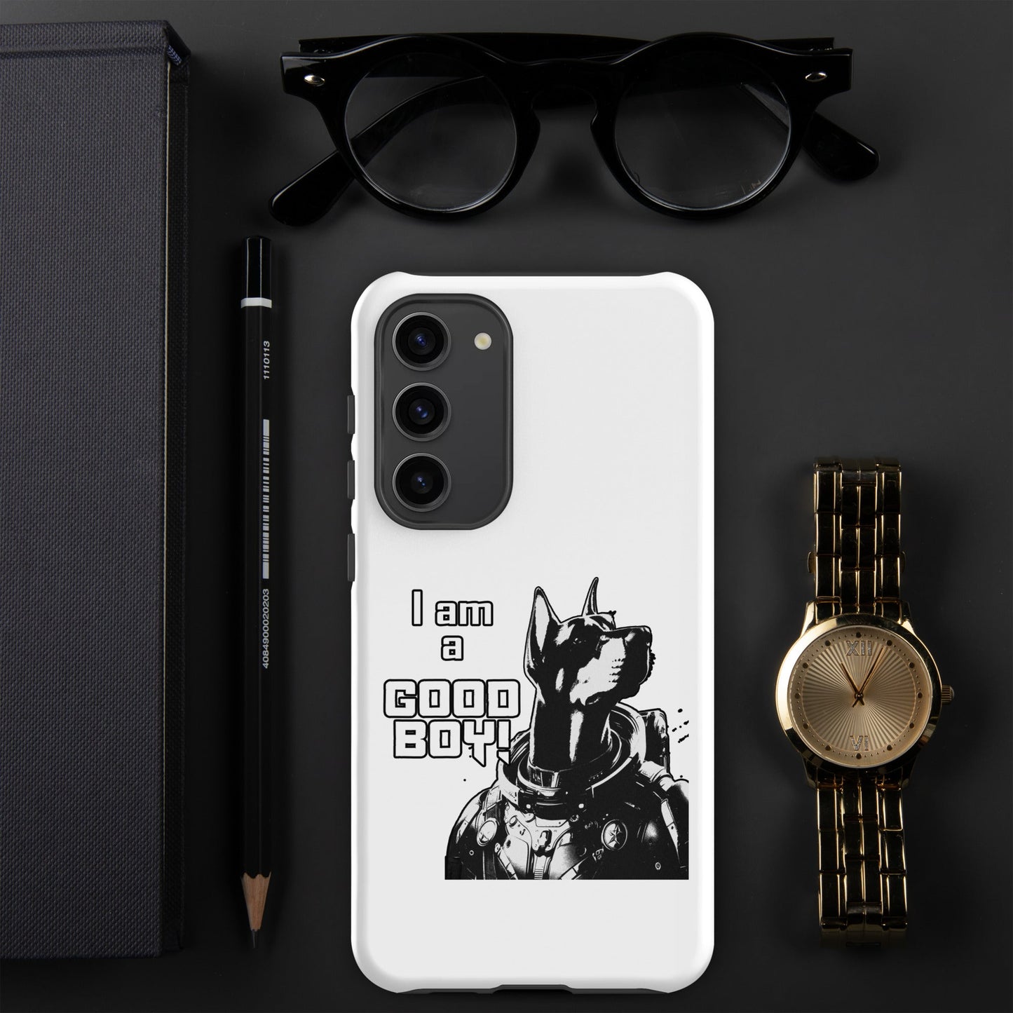 I Am a Good Boy Tough Case (Light) for Samsung® - Protect Your Phone with General Major! - Spectral Ink Shop - Mobile Phone Cases -3111370_16998