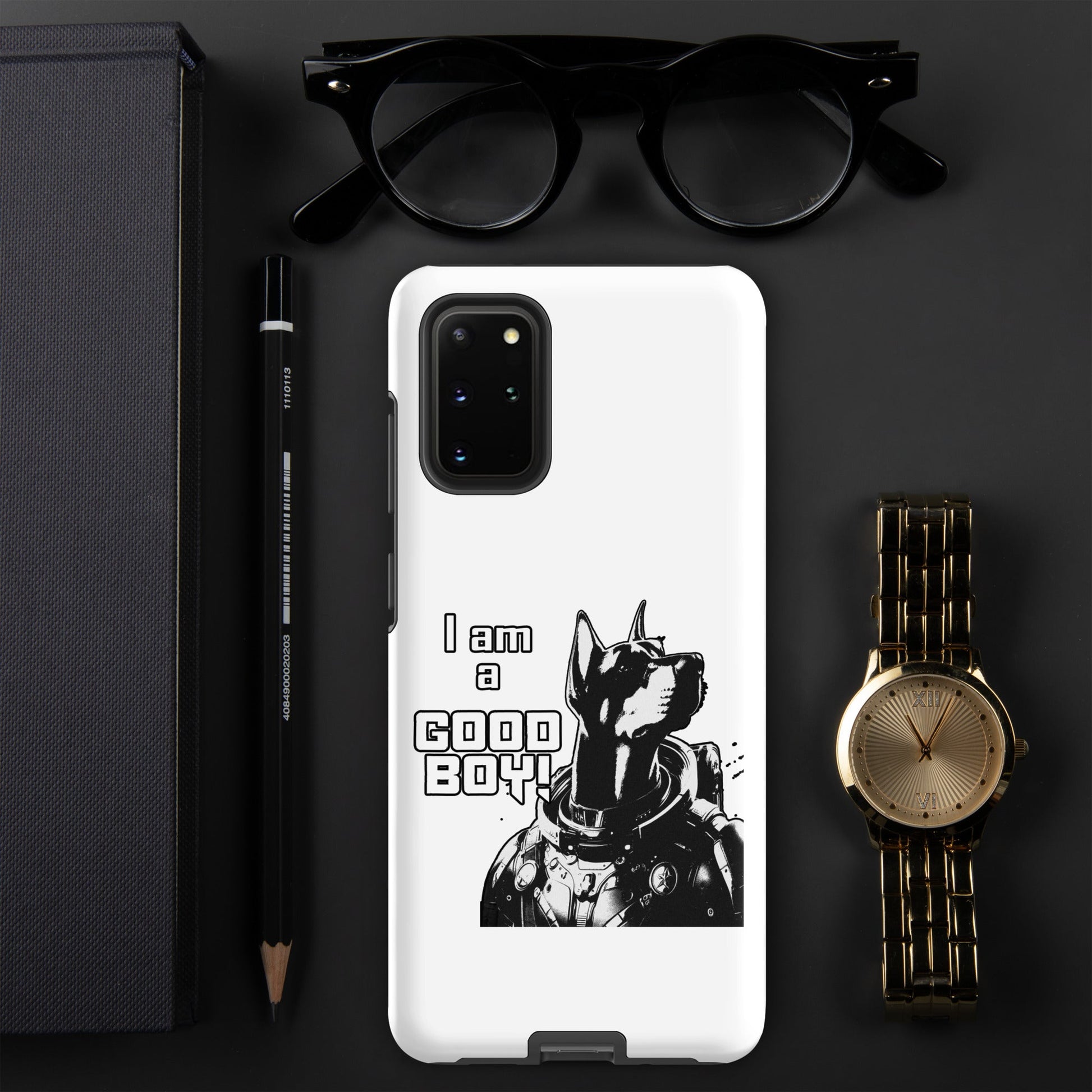 I Am a Good Boy Tough Case (Light) for Samsung® - Protect Your Phone with General Major! - Spectral Ink Shop - Mobile Phone Cases -3111370_16978