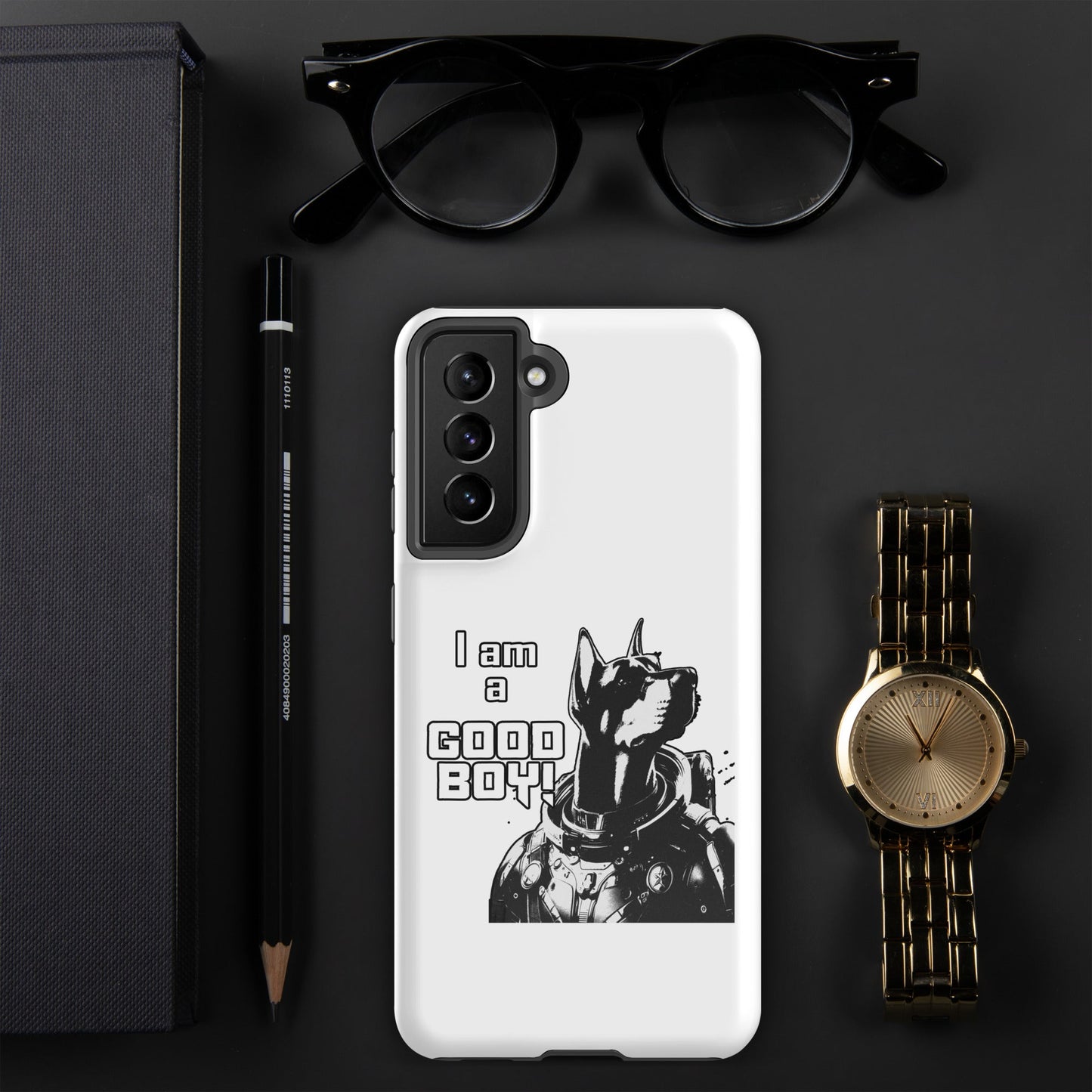 I Am a Good Boy Tough Case (Light) for Samsung® - Protect Your Phone with General Major! - Spectral Ink Shop - Mobile Phone Cases -3111370_16983