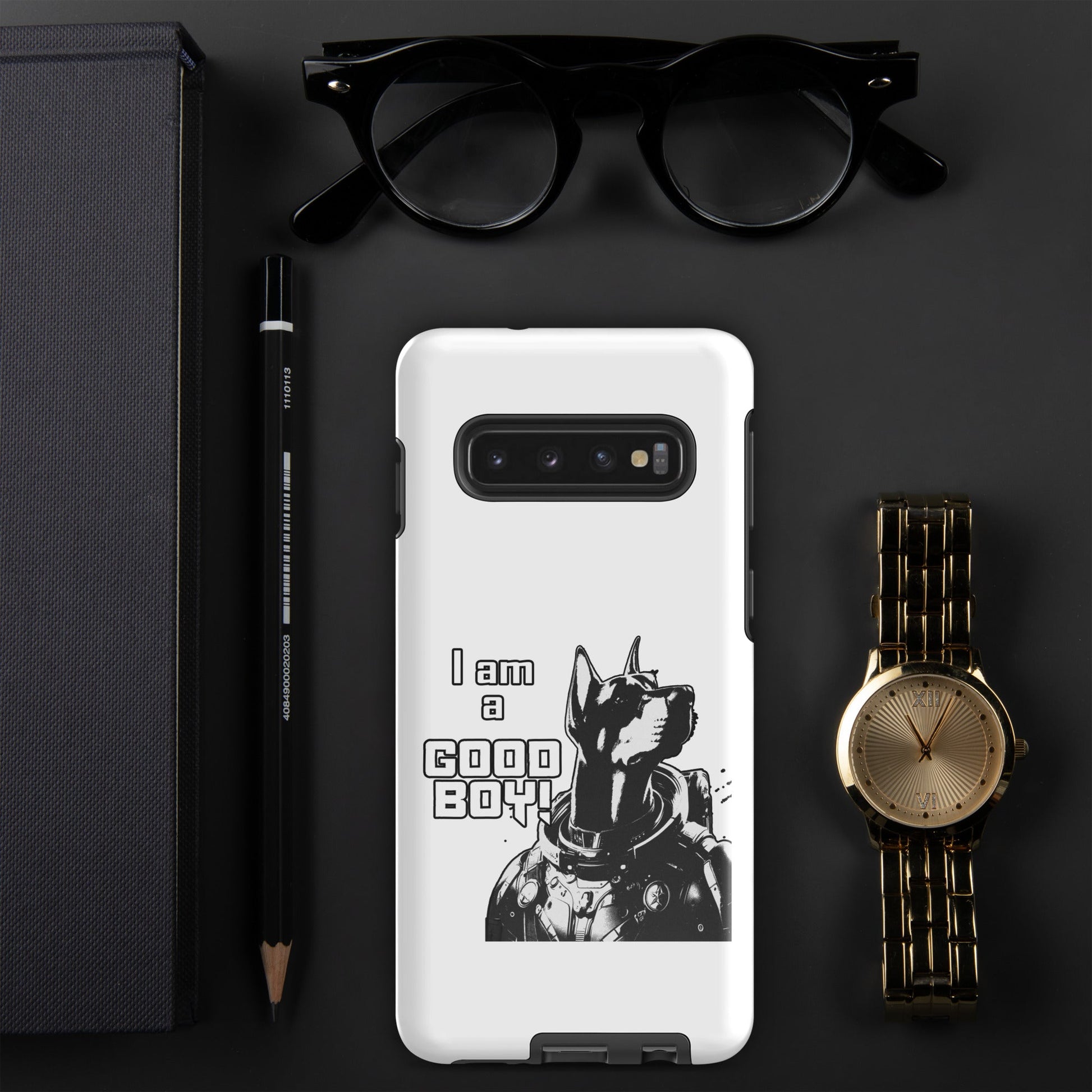 I Am a Good Boy Tough Case (Light) for Samsung® - Protect Your Phone with General Major! - Spectral Ink Shop - Mobile Phone Cases -3111370_16971