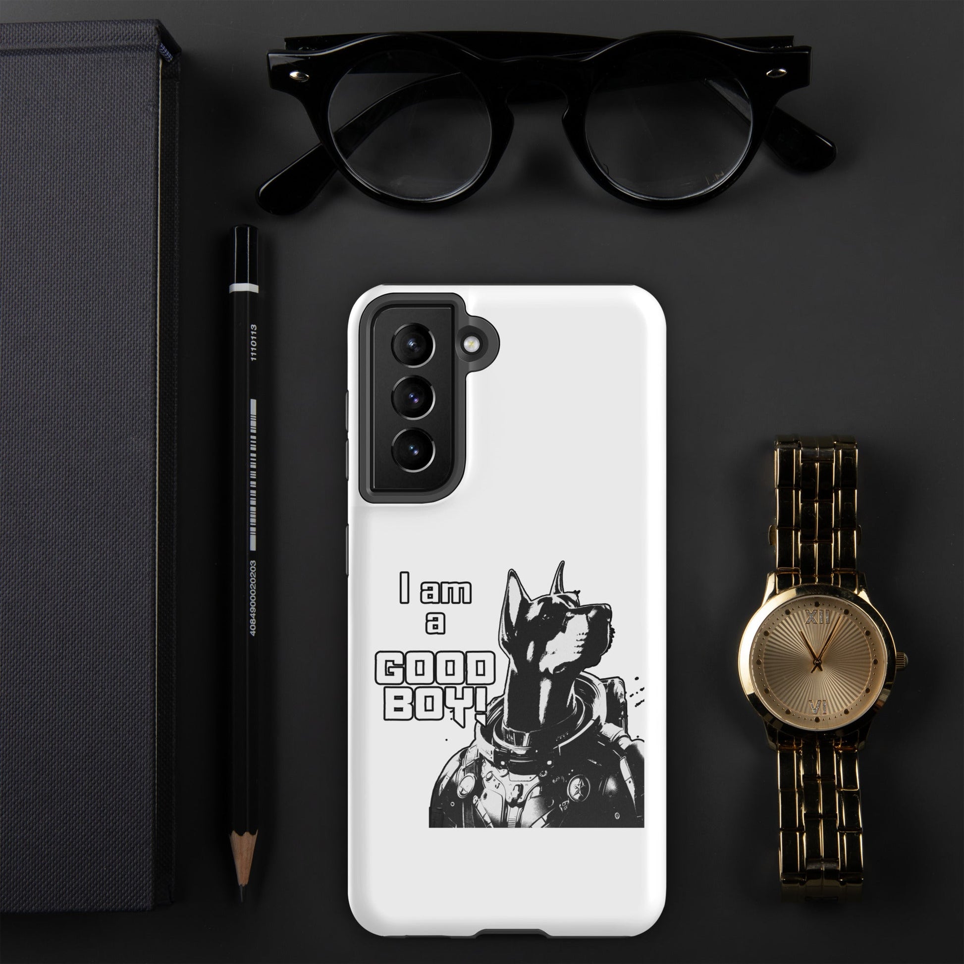 I Am a Good Boy Tough Case (Light) for Samsung® - Protect Your Phone with General Major! - Spectral Ink Shop - Mobile Phone Cases -3111370_16989