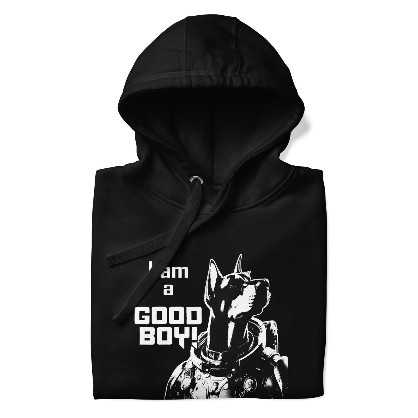 I Am a Good Boy Unisex Hoodie (Dark) - Join General Major in Saving the Galaxy! - Spectral Ink Shop - Sweaters and Hoodies -7202268_10779