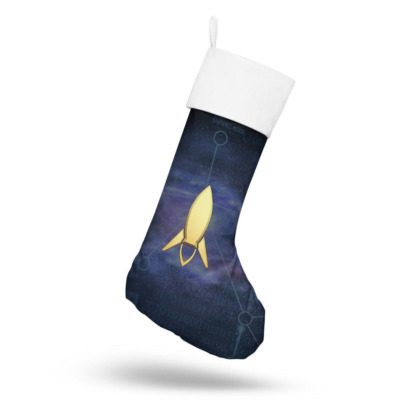 Intergalactic Space Force Christmas Stocking - Your Portal to Galactic Holidays - Spectral Ink Shop -