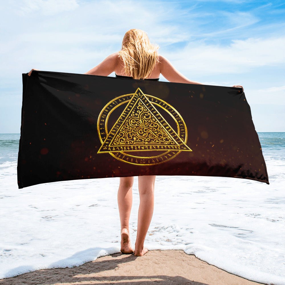 Luxury Beach Towel | The Last Rite - Spectral Ink Shop - Beach Towels -2559321_8874