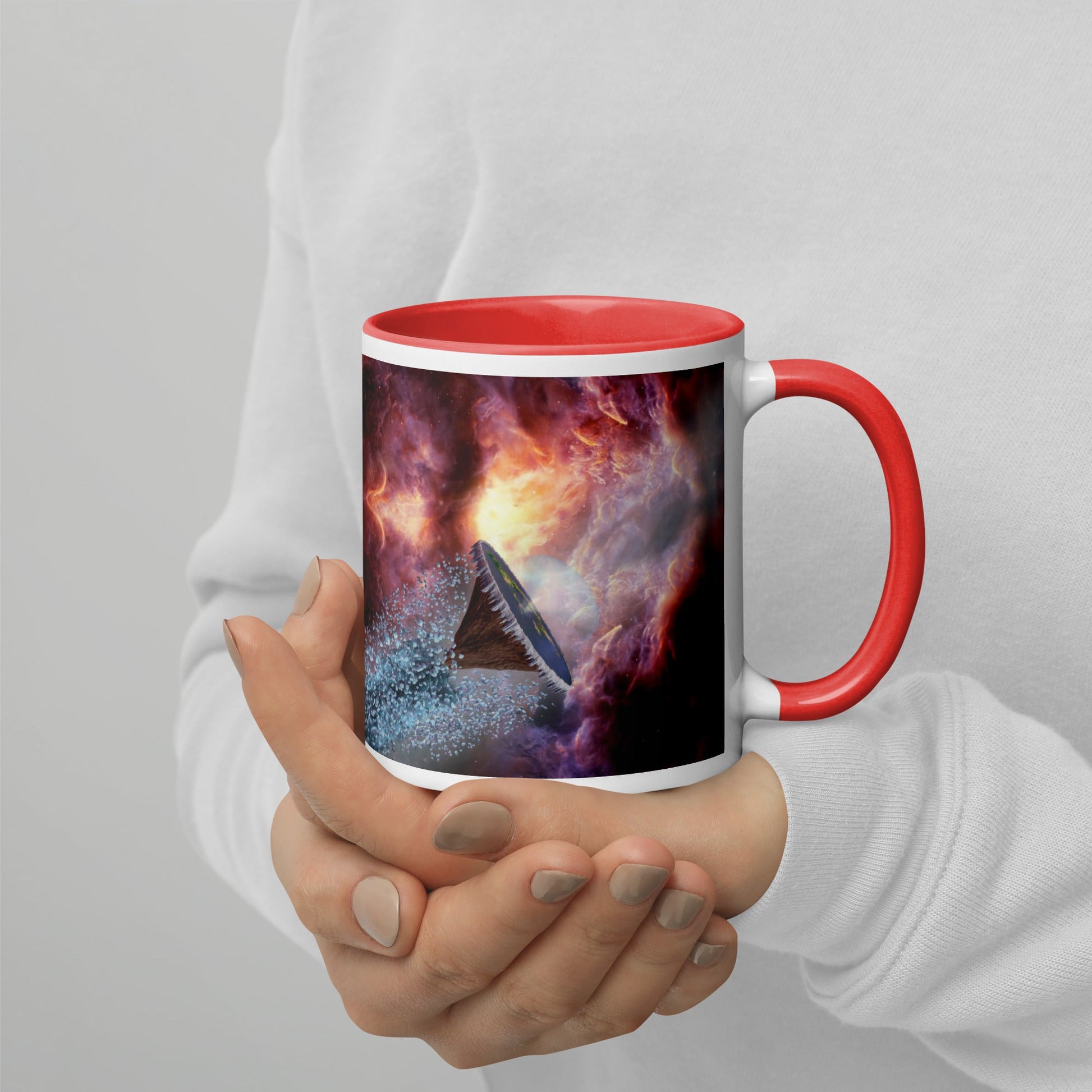 Mug with Color Inside | Intergalactic Space Force 2 - Spectral Ink Shop - Mug -7380105_11051