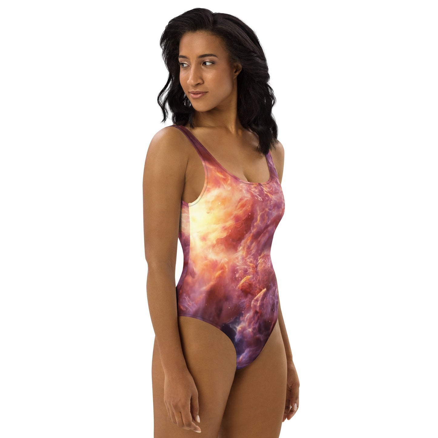 One-Piece Swimsuit | Intergalactic Space Force 2 | Nebula - Spectral Ink Shop - Swimwear -1333660_9014