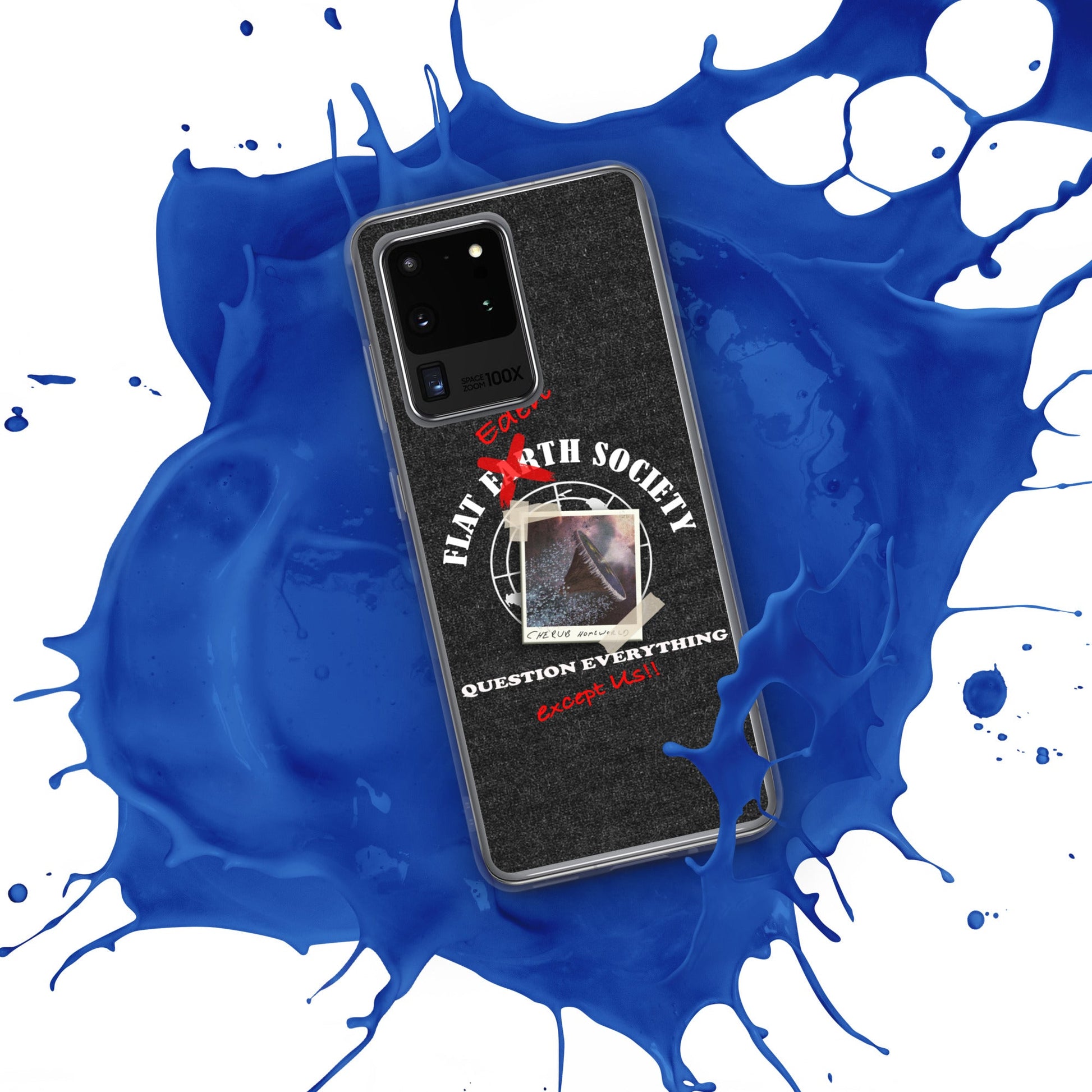 Samsung | Intergalactic Space Force 2 | Flat Eden Society - Spectral Ink Shop - Mobile Phone Cases -7213222_11349