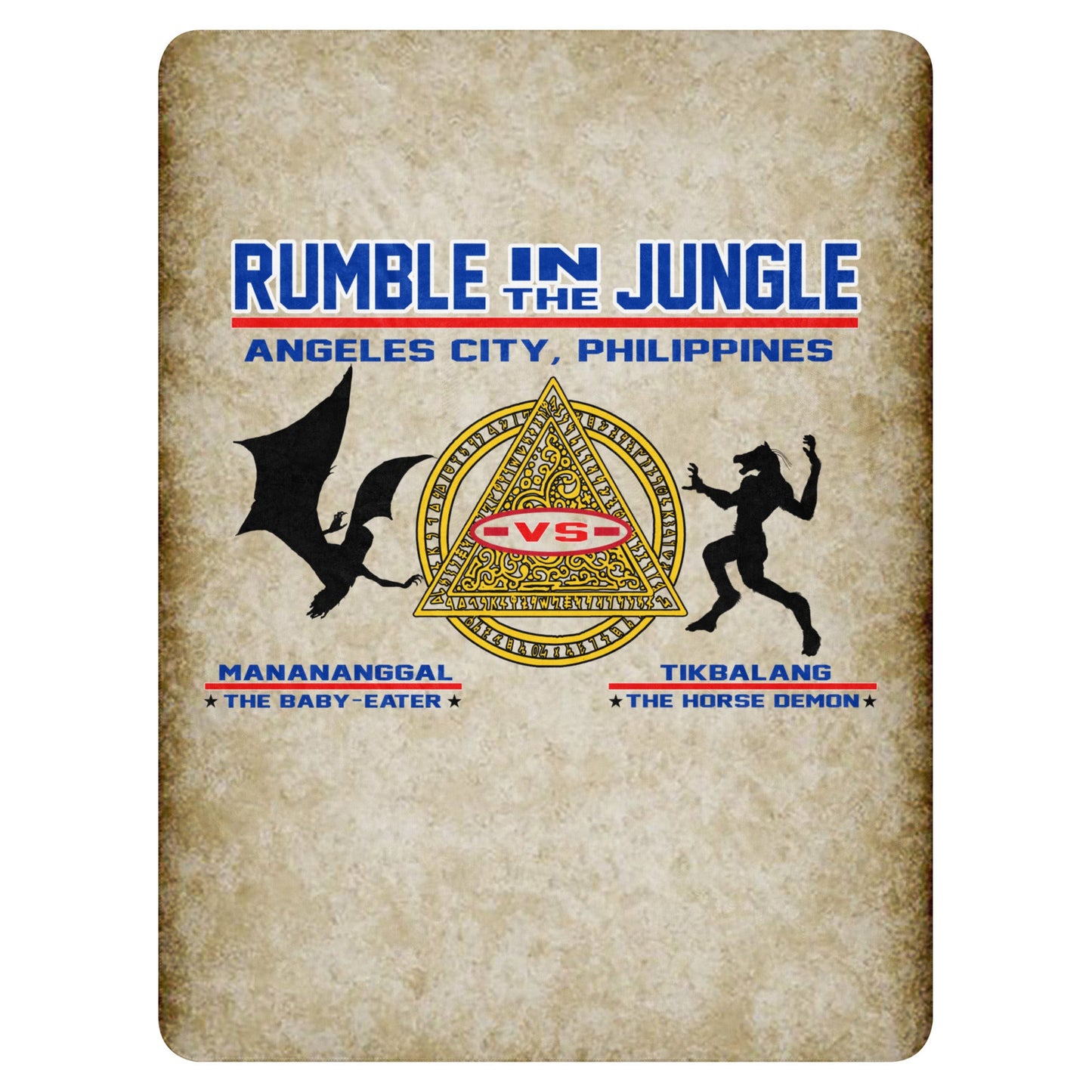 Short Bites | Rumble in the Jungle | Sherpa Blanket - Embrace Horror's Warmth - Spectral Ink Shop - -1026707_17449
