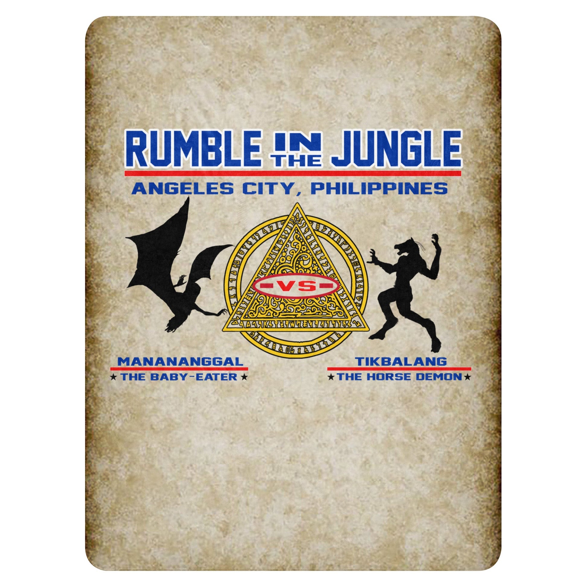 Short Bites | Rumble in the Jungle | Sherpa Blanket - Embrace Horror's Warmth - Spectral Ink Shop - -1026707_17449