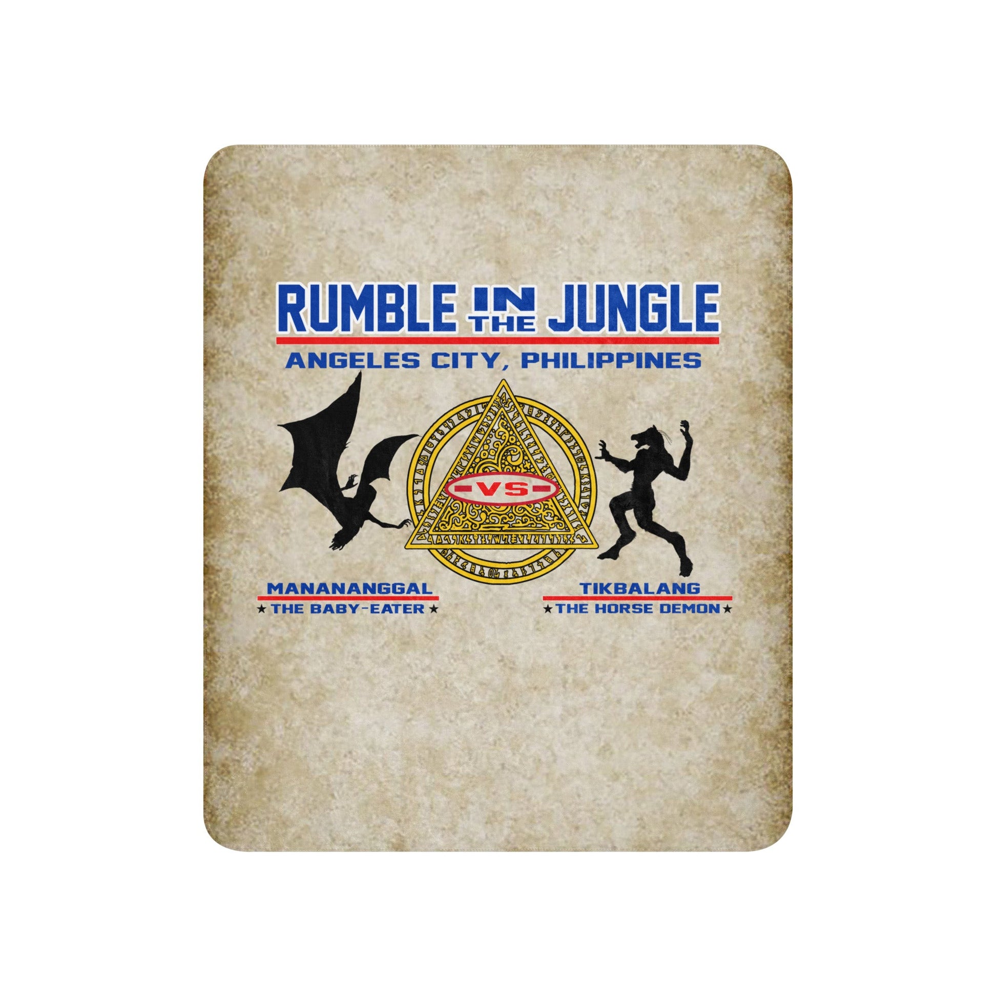 Short Bites | Rumble in the Jungle | Sherpa Blanket - Embrace Horror's Warmth - Spectral Ink Shop - -1026707_17482