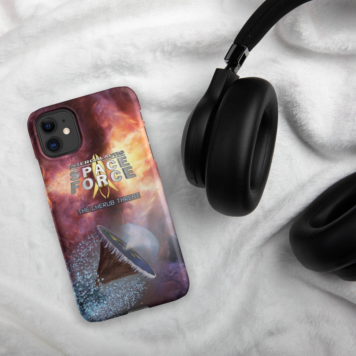 Snap case for iPhone® | Intergalactic Space Force : The Cherub Threat - Spectral Ink Shop - Mobile Phone Cases -4186849_16889