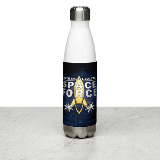 Stainless Steel Water Bottle | Intergalactic Space Force - Spectral Ink Shop - Water Bottles -6220092_10798