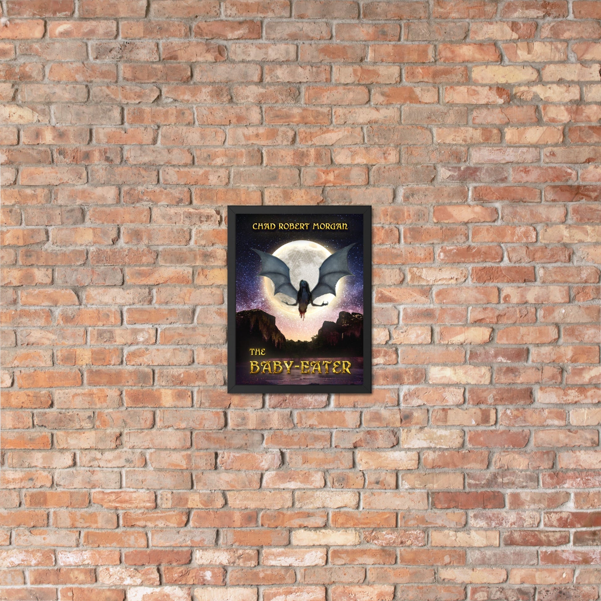 The Baby-Eater Cover Framed poster - Spectral Ink Shop - Posters, Prints, & Visual Artwork -5111544_1350