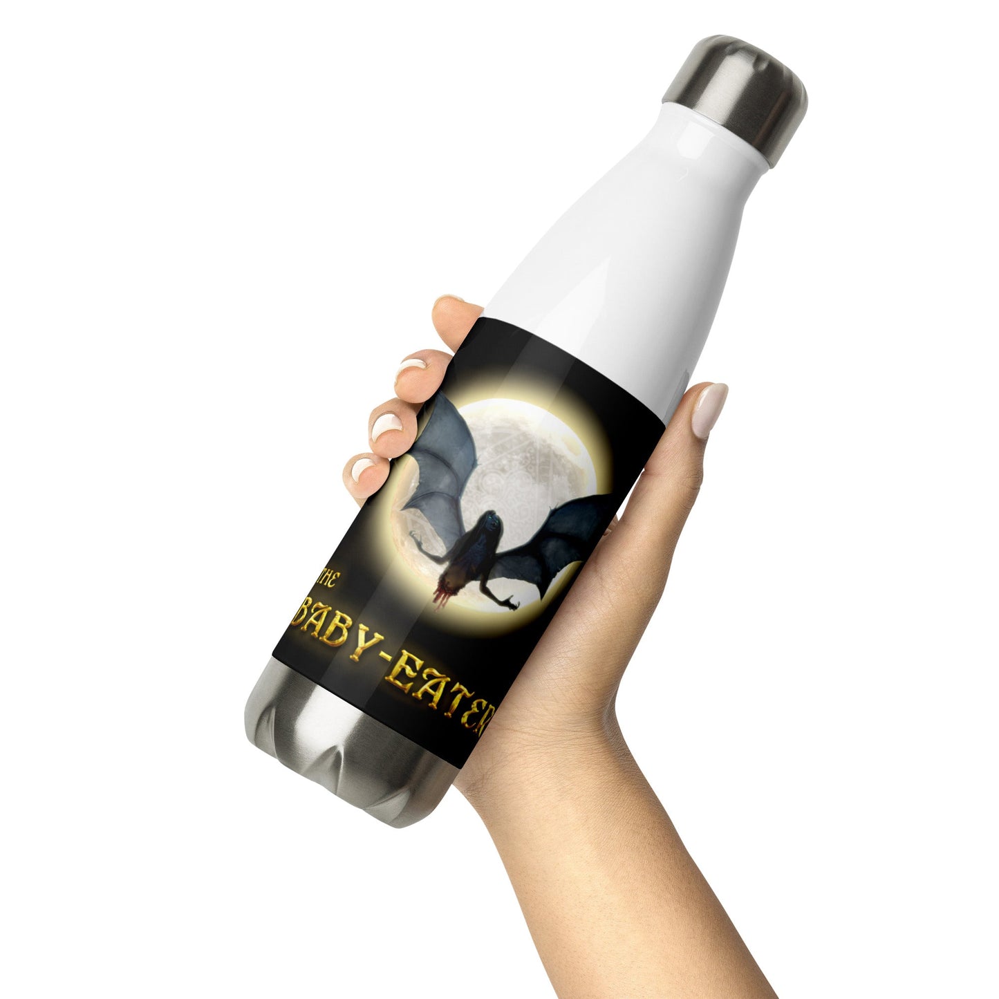 The Baby-Eater Stainless Steel Water Bottle - Spectral Ink Shop - Water Bottles -9075620_10798