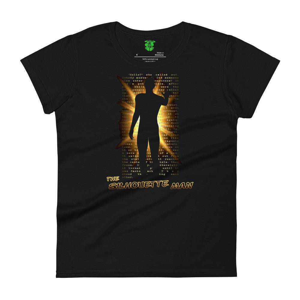 The Silhouette Man | Women's Short Sleeve Tee - Embrace the Shadows - Spectral Ink Shop - T-Shirt -6582435_4902
