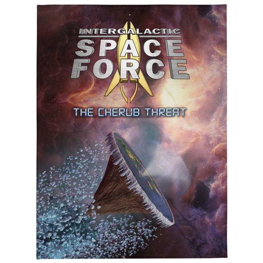 Throw Blanket | Intergalactic Space Force | Book Cover - Spectral Ink Shop - Blanket -3156348_13222
