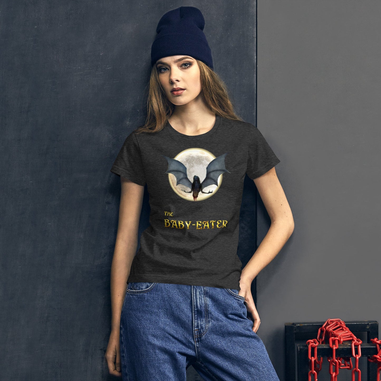 Women's Short-Sleeve Graphic T-Shirt | The Baby-Eater | Awards and Reviews - Spectral Ink Shop - Shirts & Tops -8953668_6317