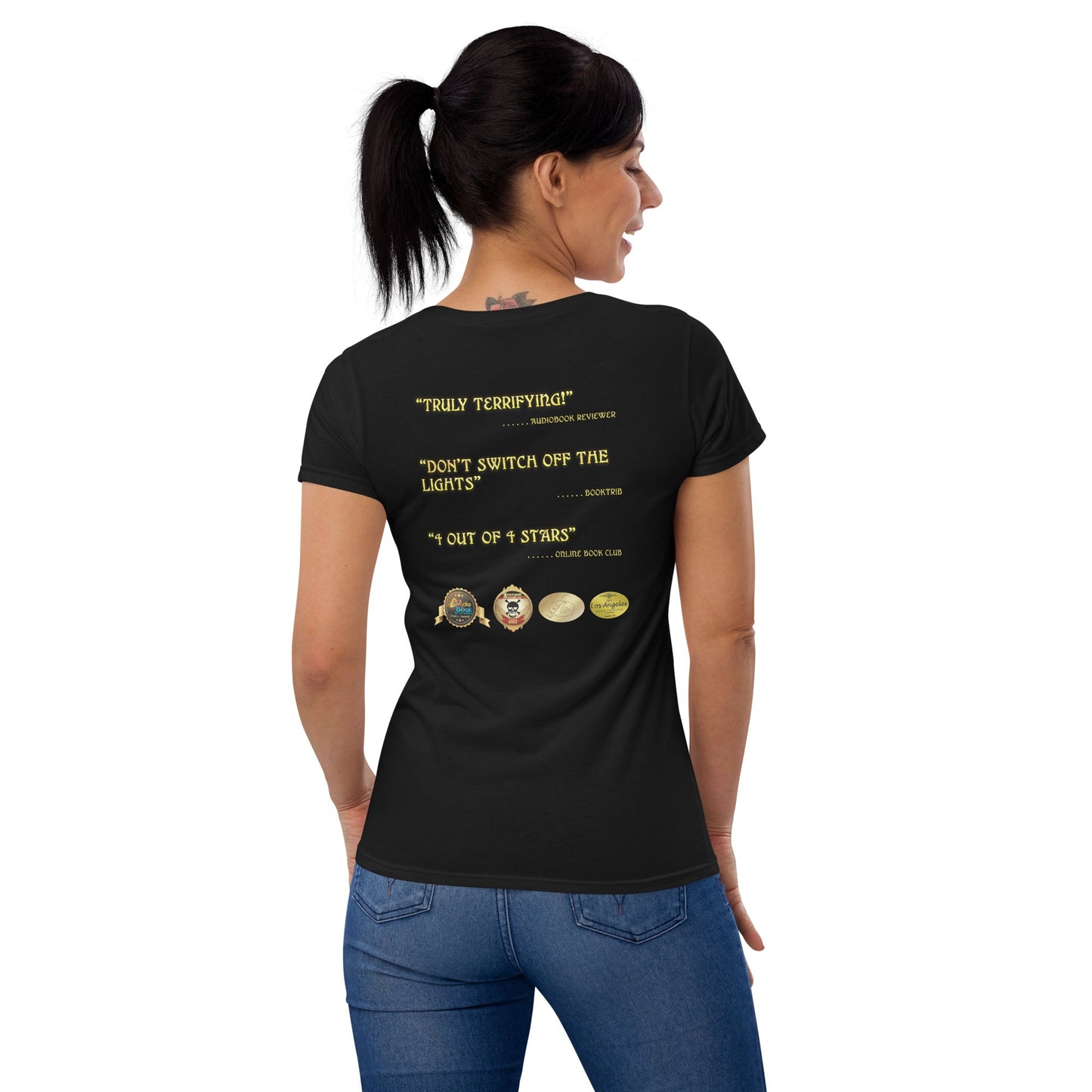 Women's Short-Sleeve Graphic T-Shirt | The Baby-Eater | Awards and Reviews - Spectral Ink Shop - Shirts & Tops -8953668_4937