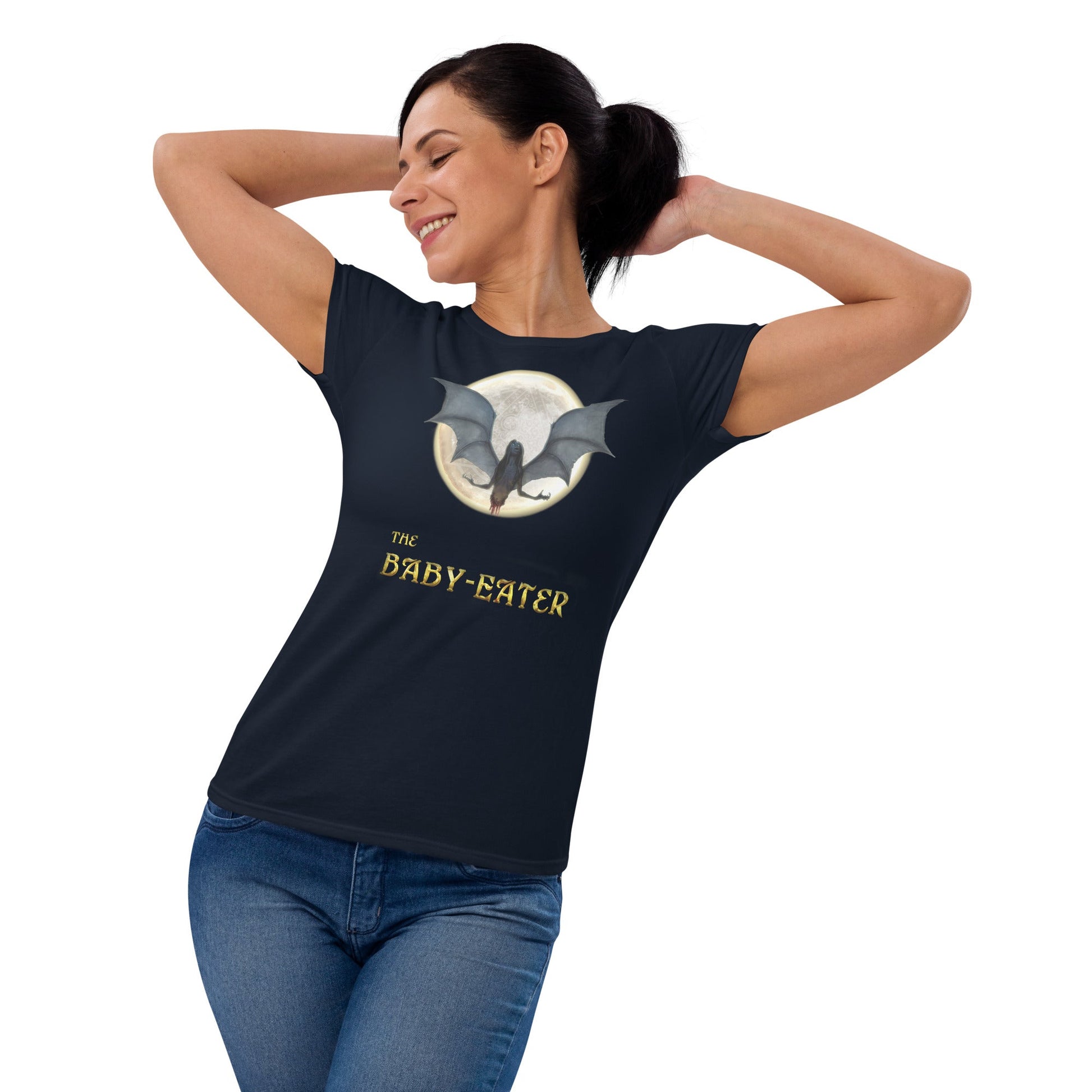 Women's Short-Sleeve Graphic T-Shirt | The Baby-Eater | Awards and Reviews - Spectral Ink Shop - Shirts & Tops -8953668_4937