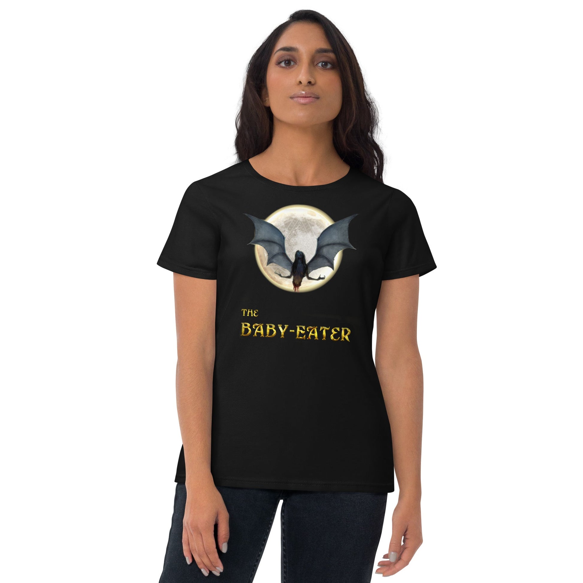 Women's Short-Sleeve Graphic T-Shirt | The Baby-Eater | Awards and Reviews - Spectral Ink Shop - Shirts & Tops -8953668_6317