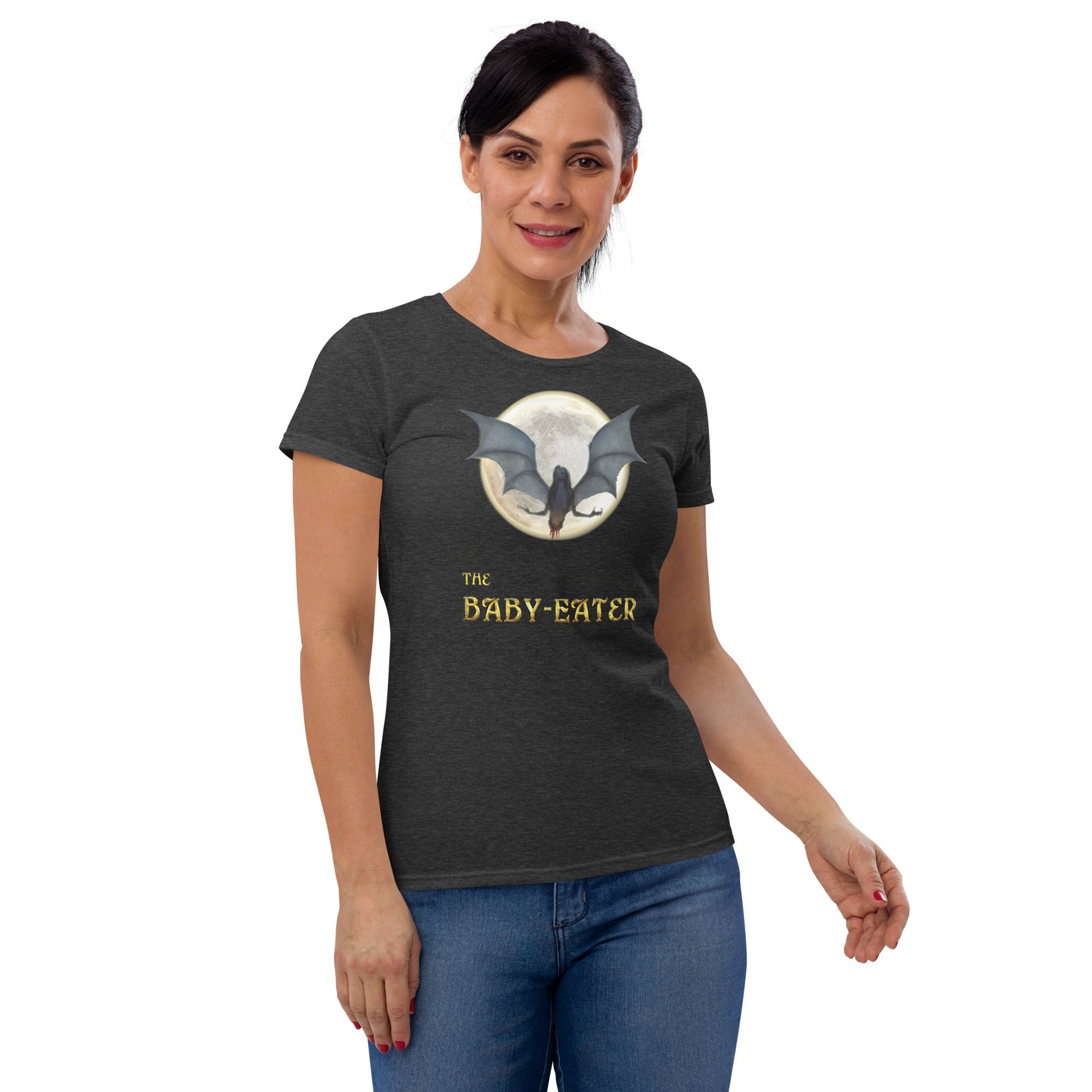 Women's Short-Sleeve Graphic T-Shirt | The Baby-Eater | Awards and Reviews - Spectral Ink Shop - Shirts & Tops -8953668_4937