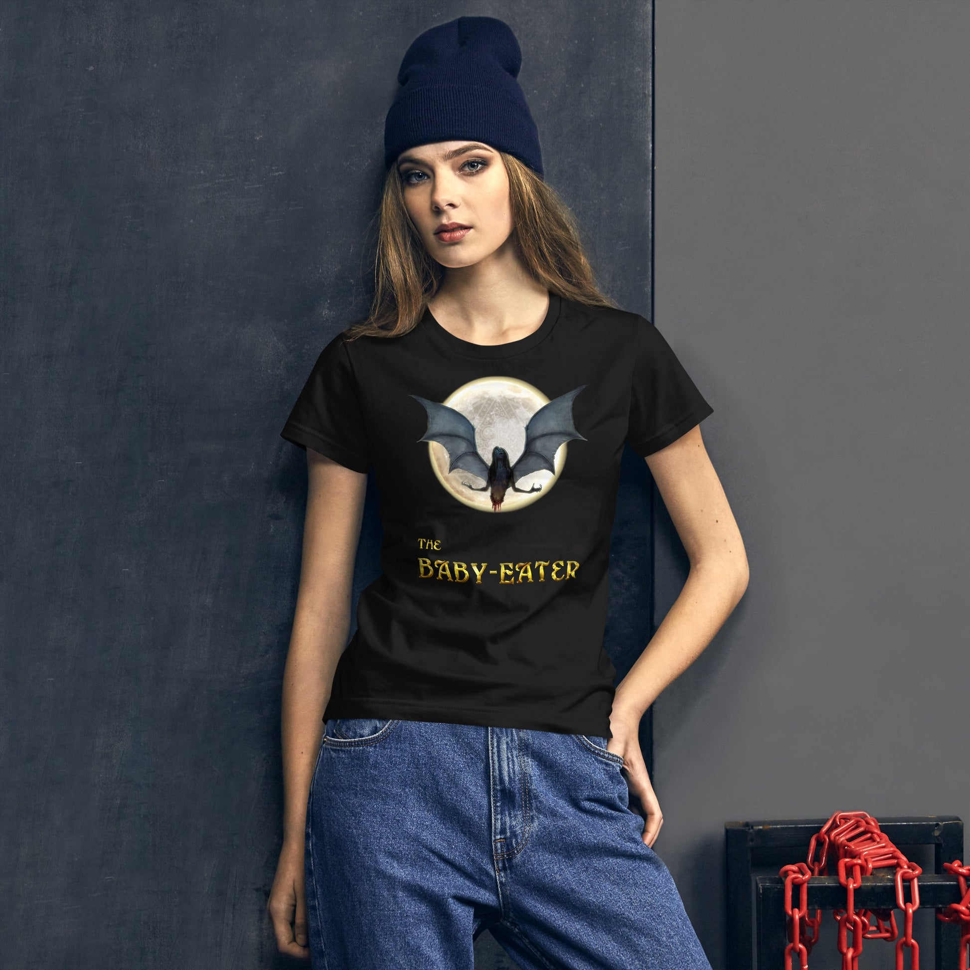 Women's Short-Sleeve Graphic T-Shirt | The Baby-Eater | Awards and Reviews - Spectral Ink Shop - Shirts & Tops -8953668_4902