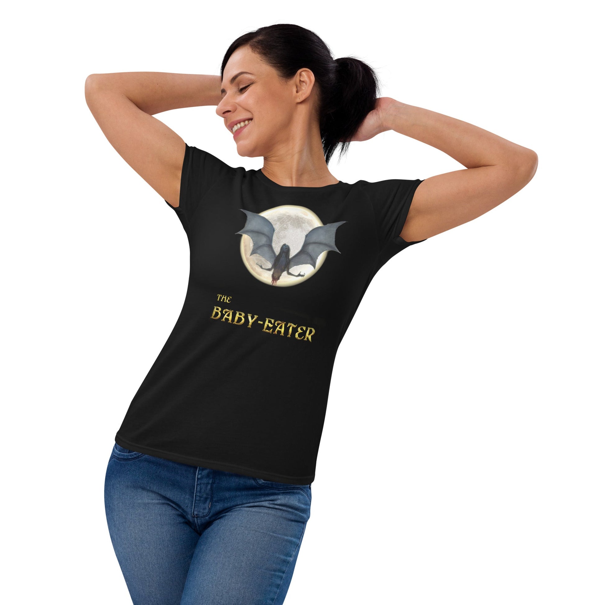 Women's Short-Sleeve Graphic T-Shirt | The Baby-Eater | Awards and Reviews - Spectral Ink Shop - Shirts & Tops -8953668_4937